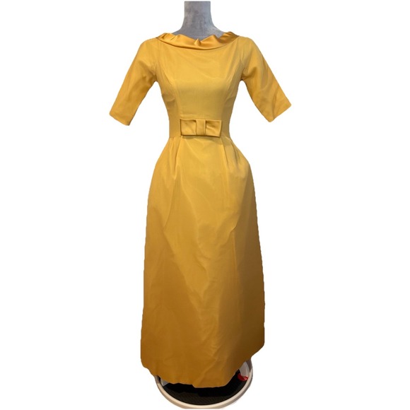 Lorrie Deb Of SanFransisco Dresses & Skirts - Vintage 1960s Lorrie Deb Formal Full Length Evening Dress Gown Chiffon Overlay S